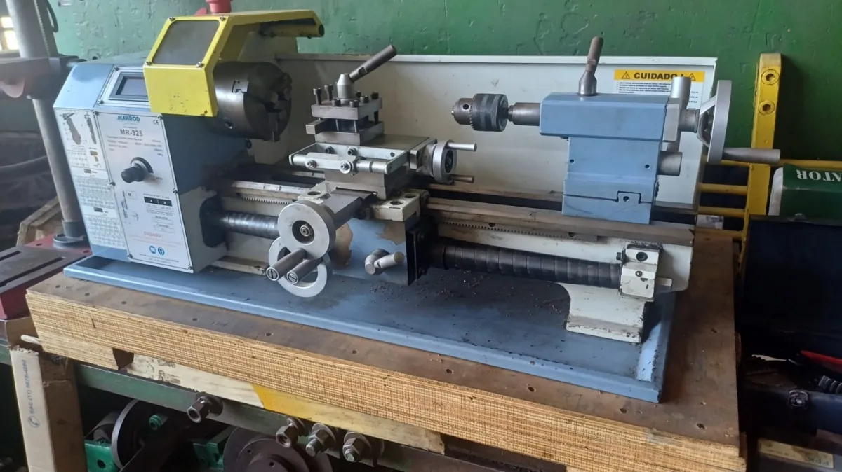 Mini torno mecânico manrod mr325